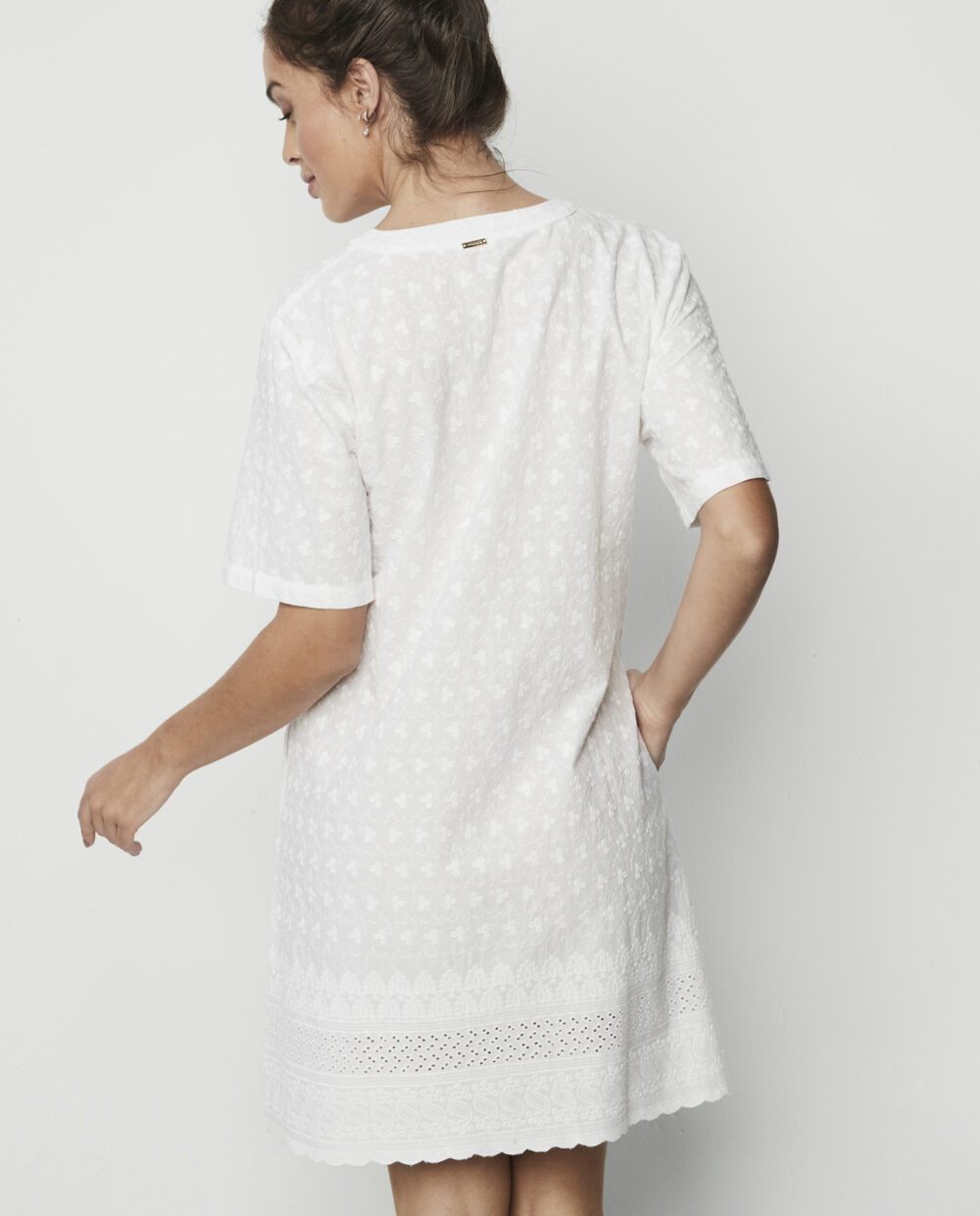 Camisón algodón bordado - Imagen 2